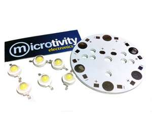5x Bright Red 8mm LEDs – 0.5 Watt, Ultra Wide Angle – Super Bright!