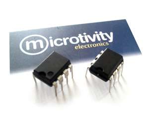 Pack of 2 LM741 Operational Amplifier ICs